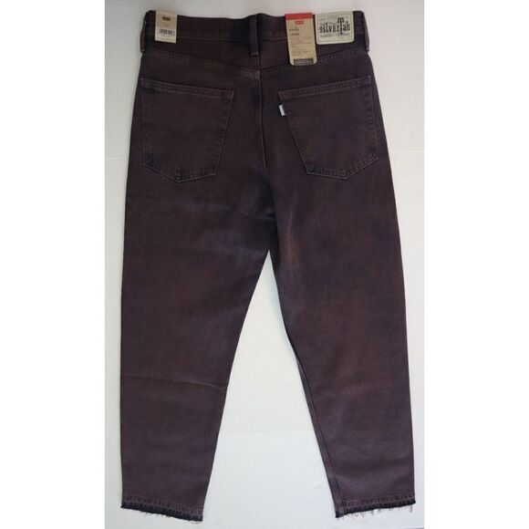 Levi's SilverTab Men's Sz 30x32 Brown Loose Fit Tapered Leg Denim Jeans - Picture 2 of 10